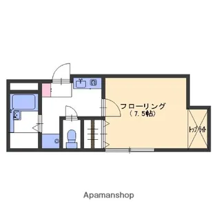グランデール【1E号室】の間取り