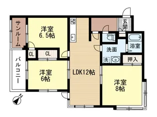 メゾン伊藤【206号室】の間取り
