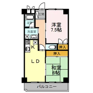 メゾンドール21【2階】の間取り