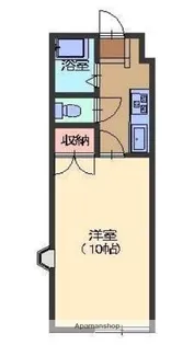 1Kの間取り画像