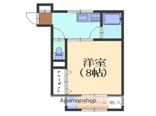 ユニメント花里【101号室】の間取り
