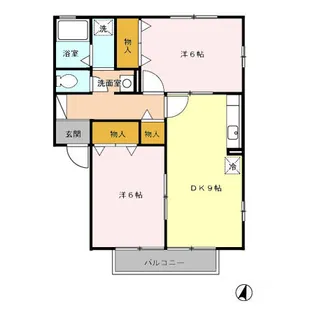 メゾン・マロニエ【2階】の間取り