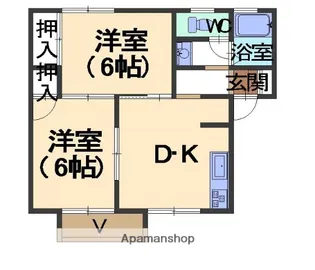 アムール21【205号室】の間取り
