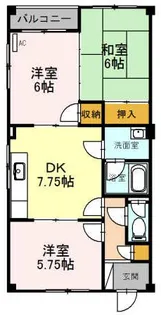 メープルハイム【301号室】の間取り