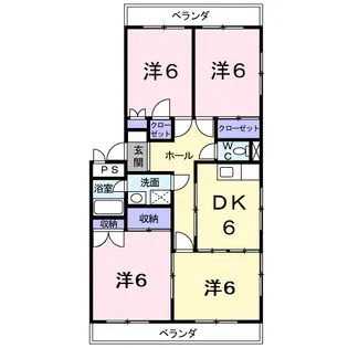 ルーベンス【2階】の間取り