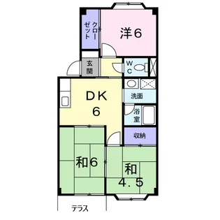 プロミネンス【1階】の間取り