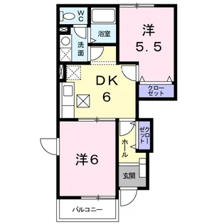 AMITY 156【1階】の間取り