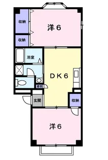 サンライフⅡ【1階】の間取り