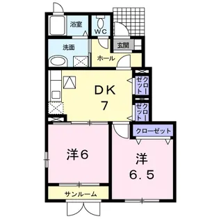 リベルタ【1階】の間取り