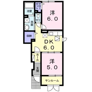 ボア ヴェール【103号室】の間取り