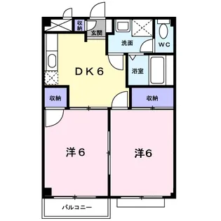 エルディムぴあ【2階】の間取り
