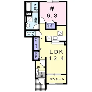 アクティブリーフⅣ【1階】の間取り