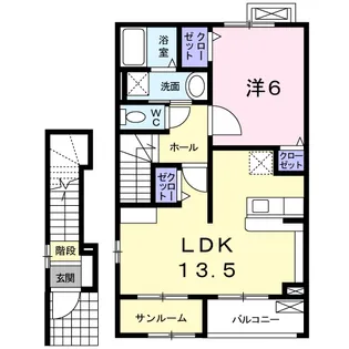 アドバンスKTⅡ【2階】の間取り