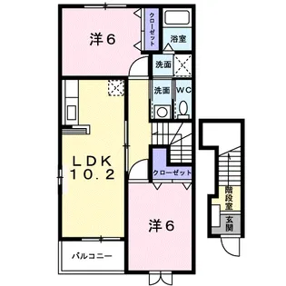 U’Sガーデン【2階】の間取り