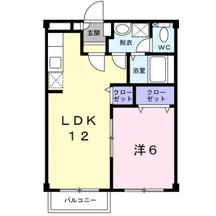 ルピナスN【2階】の間取り