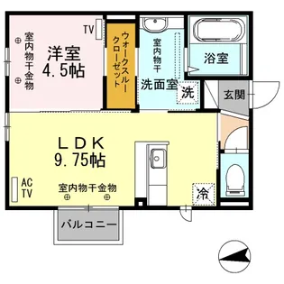 REFLET(ルフレ)【2階】の間取り