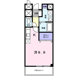 コンフォルターブルⅡ【3階】の間取り