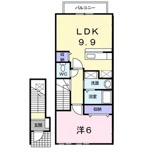 チェリーブラッサム【2階】の間取り