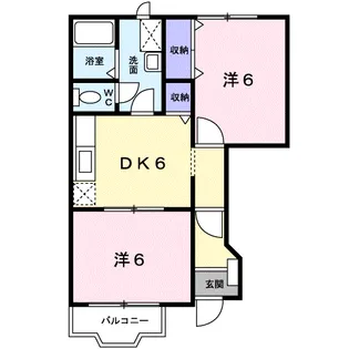 アルコバレーノ【1階】の間取り