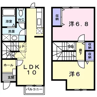 ニューローレルⅠ【1階】の間取り
