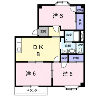 ビクトリーM【1階】の間取り