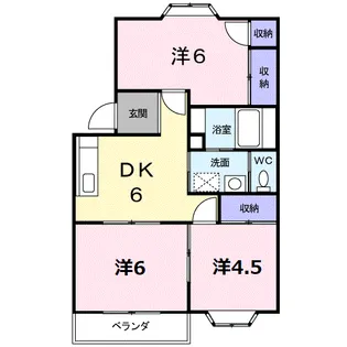 プラドール新庄【2階】の間取り