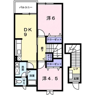 ニューローレルⅡ【2階】の間取り