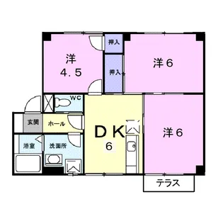 プラドール梓【1階】の間取り