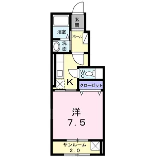フェリーチェ【1階】の間取り