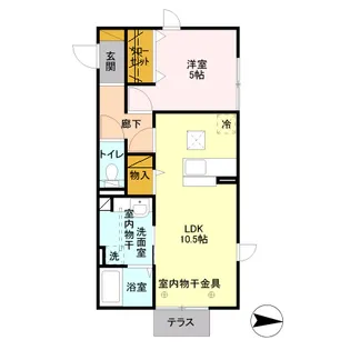 リモーネ【1階】の間取り