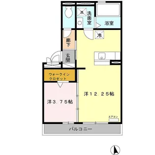 ユニ ステイ弐番館【3階】の間取り