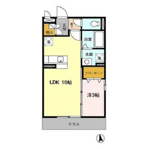トパーシオ【1階】の間取り