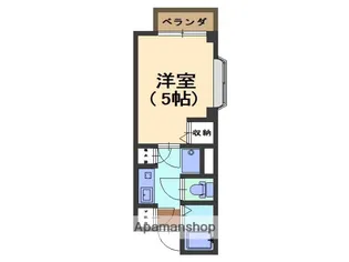 デイリー本多町A棟【201号室】の間取り