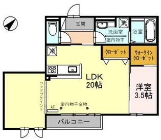 セントルイン12番館【2階】の間取り