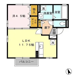 BーLAND【1階】の間取り