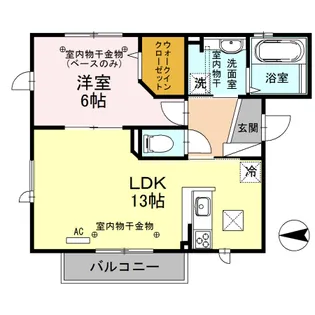 アビターレM【1階】の間取り