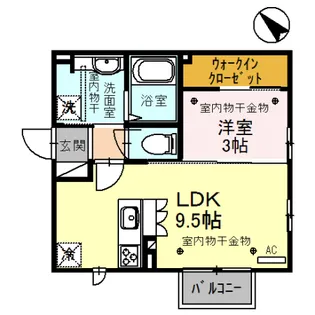 RECENTE SEIWA(レセンテ セイワ)【2階】の間取り