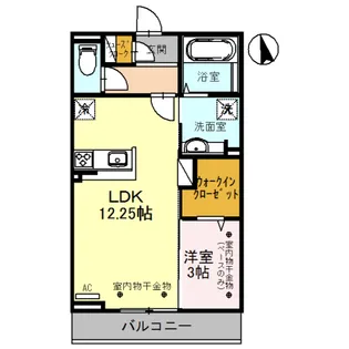 リビックルーム神宮寺【305号室】の間取り