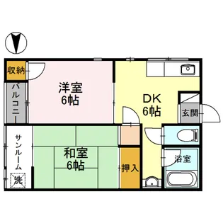 レガート【1階】の間取り