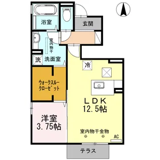 グリーン・フォレストⅠ【1階】の間取り