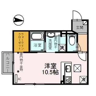 ノエルスR【1階】の間取り