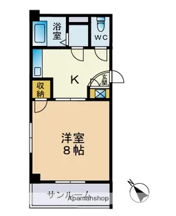 プリメール笠舞【101号室】の間取り