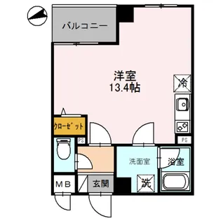 プレジデンス白銀【5階】の間取り