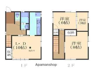 石川県金沢市里見町【一戸建】の間取り