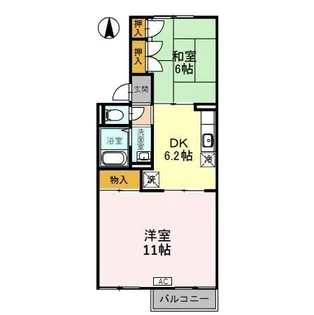 グリーンヴィラ御園【2階】の間取り