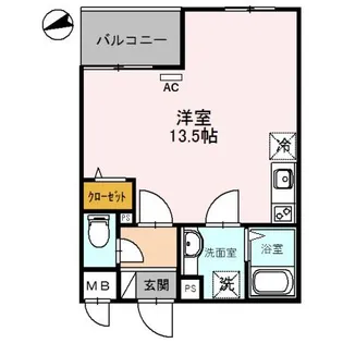 プレジデンス白銀【6階】の間取り