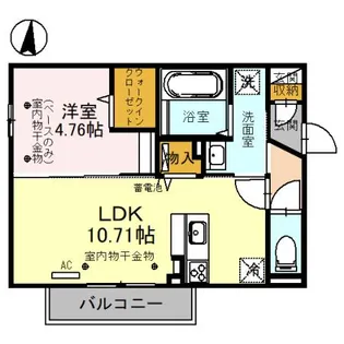 OTT’S桂【2階】の間取り