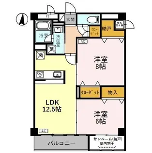 センチュリーミューゼ【4階】の間取り