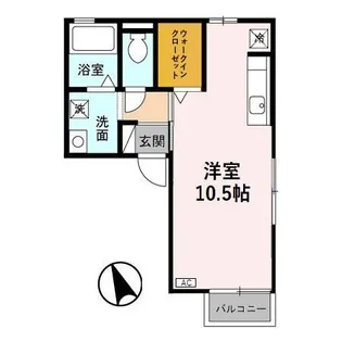 パルムドール01【2階】の間取り