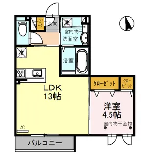 ゼフィール A【2階】の間取り